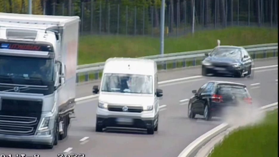 Jechała pod prąd, o mało nie doprowadziła do wypadku.