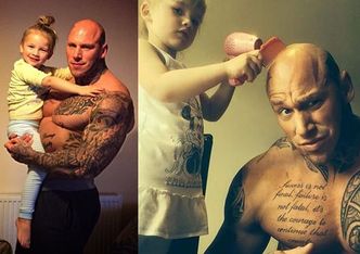 "Kolos" Martyn Ford i jego córka... (FOTO)