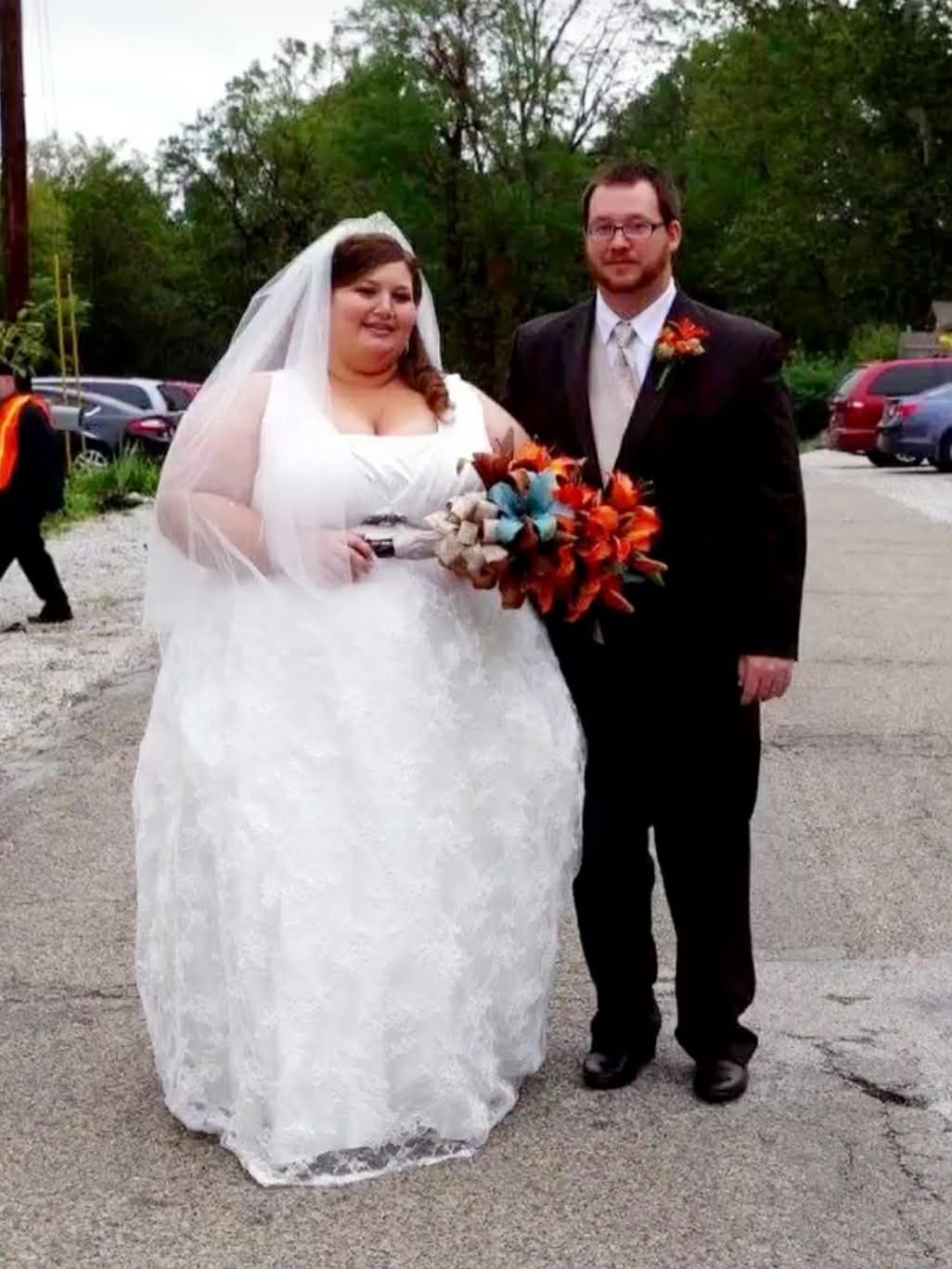 Lexi Reed z mężem przed metamorfozą 