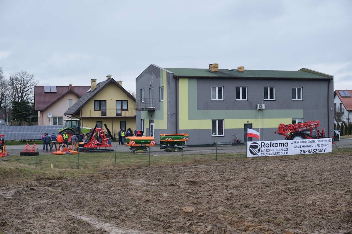 Protest rolników w Maryninie