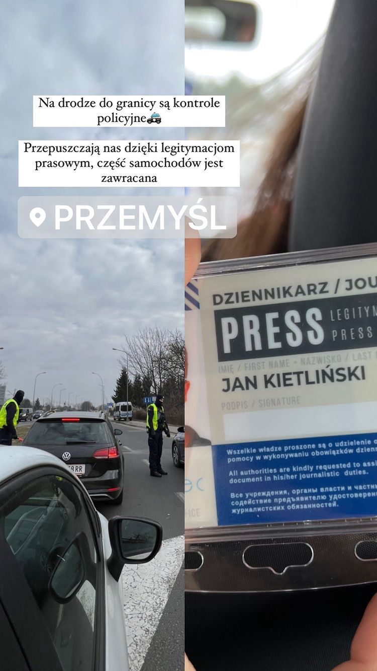 Jak Kietliński relacjonuje sytuację na granicy po stronie Ukraińskiej 