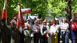 Kielce: Obchody Święta Konstytucji 3 Maja pod pomnikiem Staszica