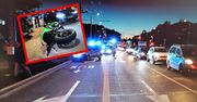 Pijany jechał motocyklem 200 km/h. Spowodował kolizję i próbował uciekać