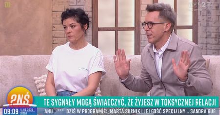 "Pytanie na śniadanie" o toksycznych związkach. Kurzajewski miał wiele do powiedzenia