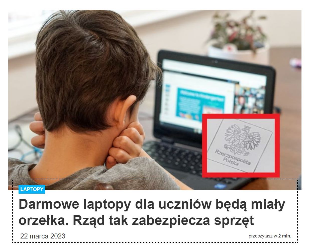 Rządowe laptopy