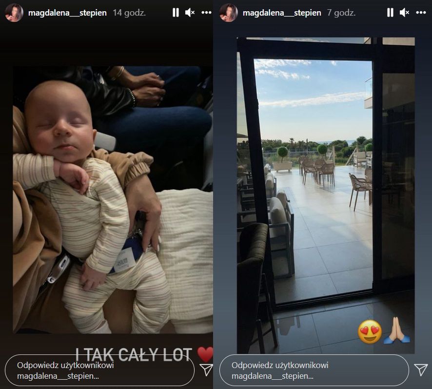 Magdalena Stępień na wakacjach 