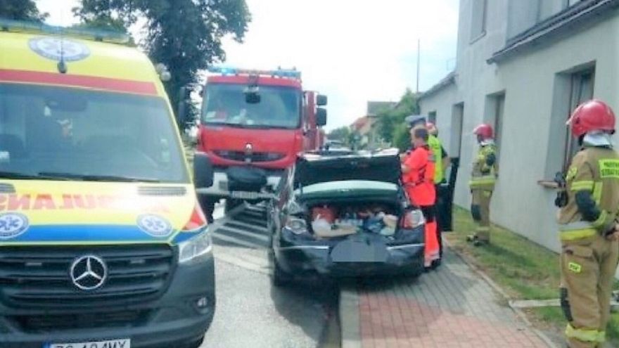 Warszkowo pod Sławnem. Groźny wypadek, są ranni 