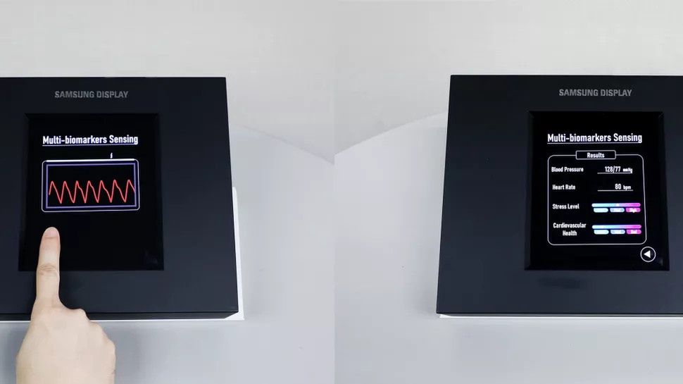 Monitoring zdrowia na panelu Sensor OLED