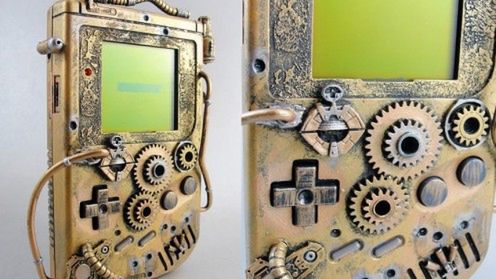 Game Boy w klimatach steampunk 1