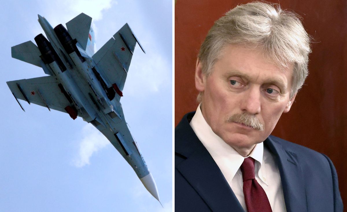 Pieskow pytany o incydent z brytyjskim samolotem
