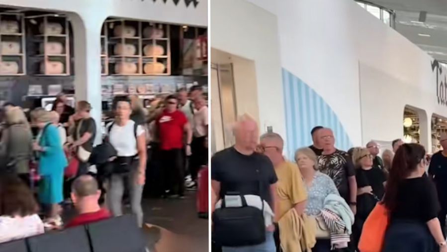 Kolejki do odprawy są gigantyczne