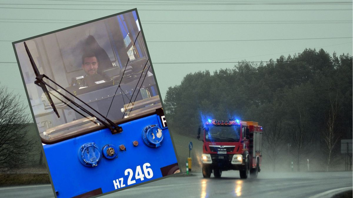 motorniczy Sebastian Brykalski z Krakowa