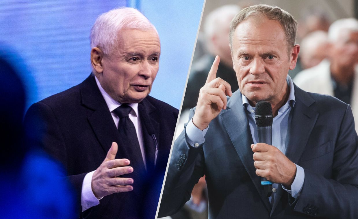 Jarosław Kaczyński i Donald Tusk