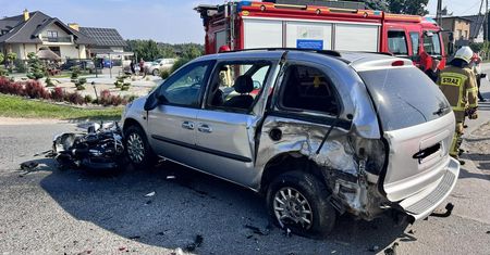 Policjanci żegnają swojego kolegę. Zginął w wypadku