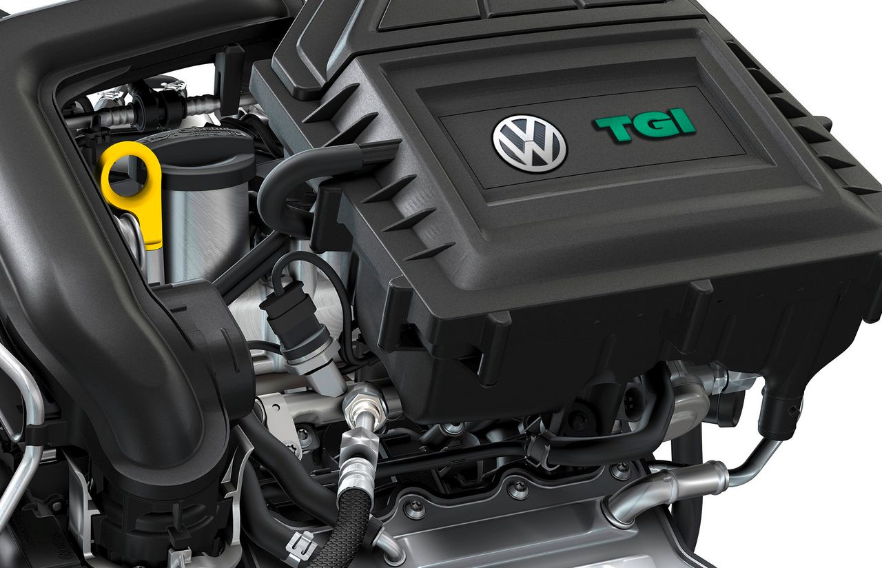 Firma Volkswagen mocno zaangażowała się w rozwój samochodów zasilanych gazem ziemny. Opracowała nawet silniki do zasilania gazowego.