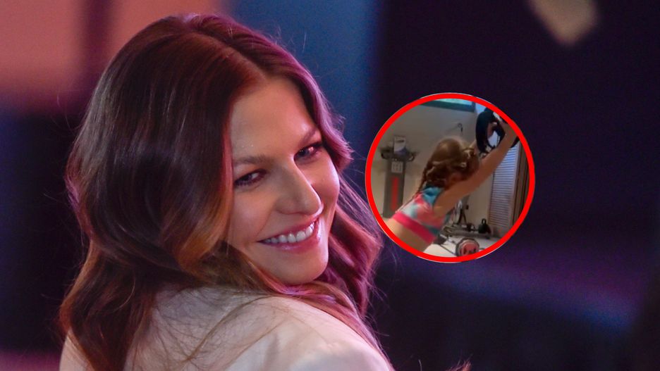 Anna Lewandowska trenuje razem z córkami