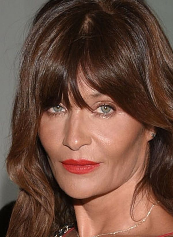 Helena Christensen zachwyca w czerwonej sukience na imprezie 