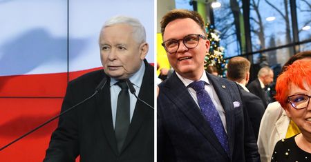 "Widzę, że marszałek ma specjalną służbę". Kaczyński o słowach Hołowni