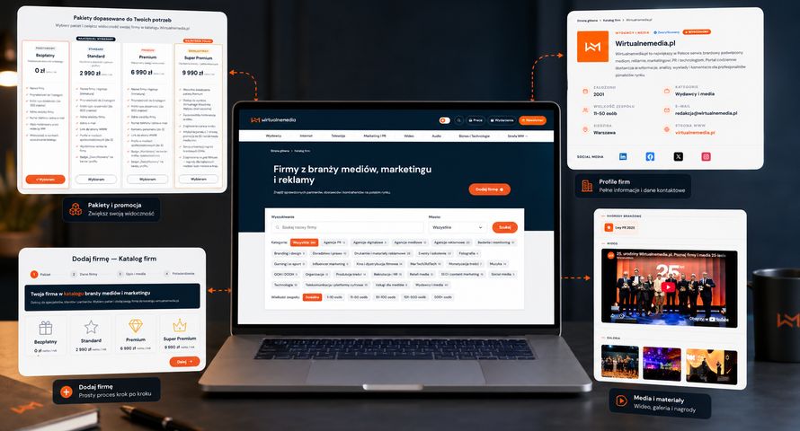 Startuje Mediateka Wirtualnemedia.pl. Nowy katalog firm z branży mediów, marketingu i reklamy