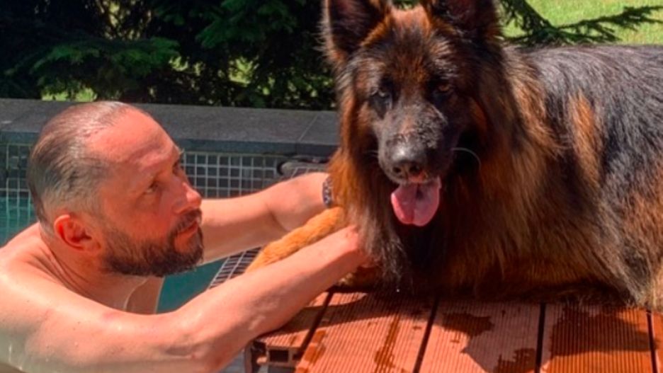 Kamil Durczok był bardzo zżyty ze swoim owczarkiem niemieckim