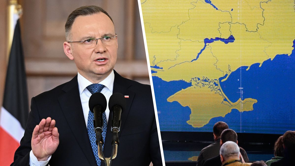 Prezydent tłumaczy się ze słów o Krymie. "Ukraina musi odzyskać kontrolę" 