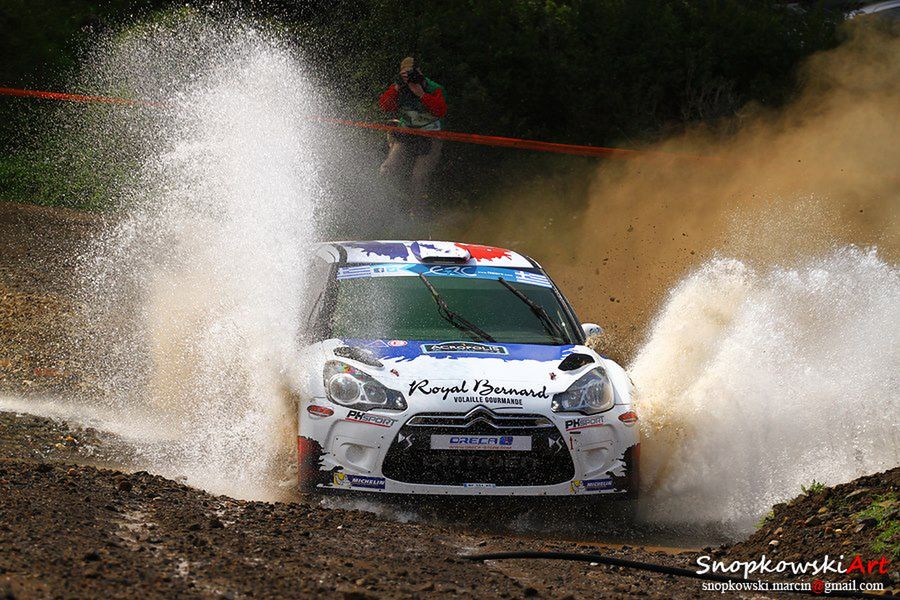 Bouffier nie szczędził samochodu i walczył o 2. miejsce z Kajtkiem