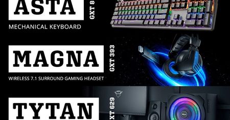 Kilka nowości Trust Gaming dla (mniej wymagających) graczy