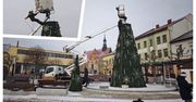 Chrzanów: Koniec świąt. Choinka zniknęła z rynku, iluminacje są demontowane