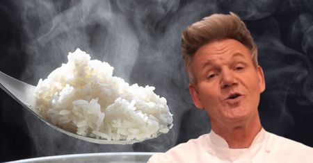 Większość z nas źle gotuje ryż, przez to staje się papkowaty i kleisty. Gordon Ramsay tłumaczy