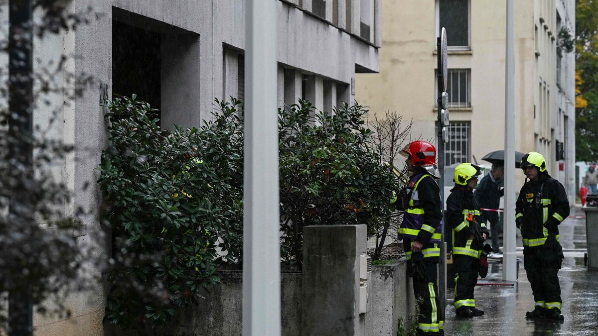 Strażacy na miejscu zdarzenia