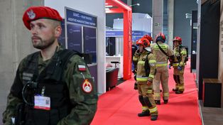 Akcja służb na targach obronnych w Kielcach. Zatrzymano dwie kobiety