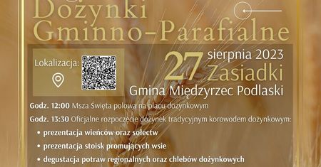 Dożynki w Zasiadkach 2023. Wystąpią: Tribbs, Jorrgus, Racisova, Zazula