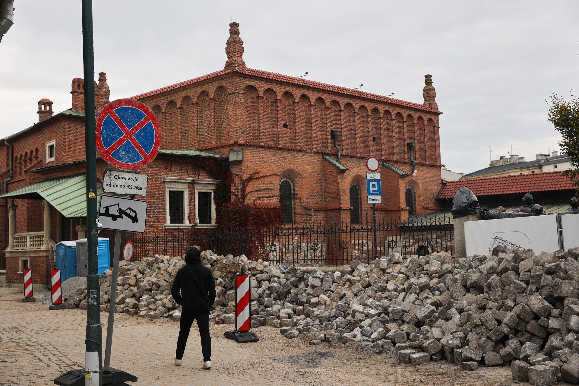 Plac Bawół i okolice ul. Dajwór na Kazimierzu w Krakowie