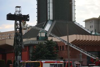 Pożar krzyża na Mokotowie. Są pierwsze hipotezy