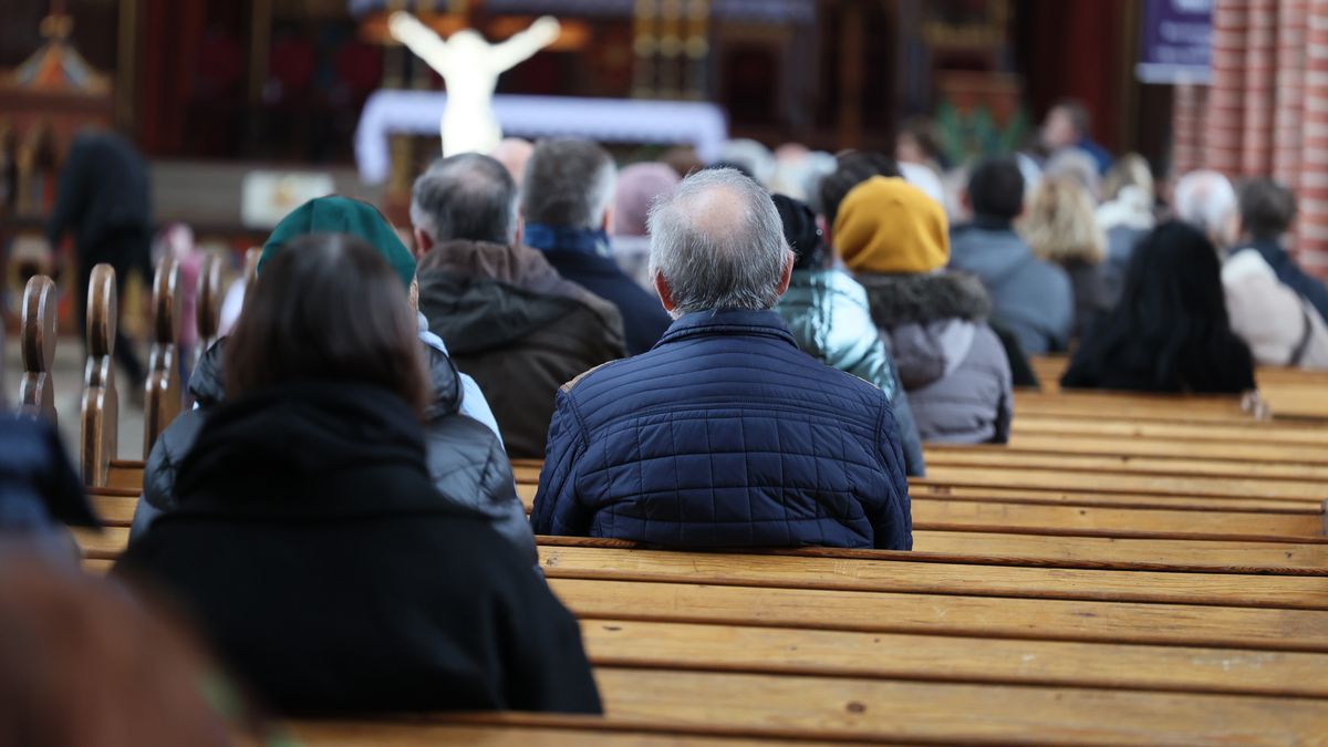 Nabożeństwo w kościele