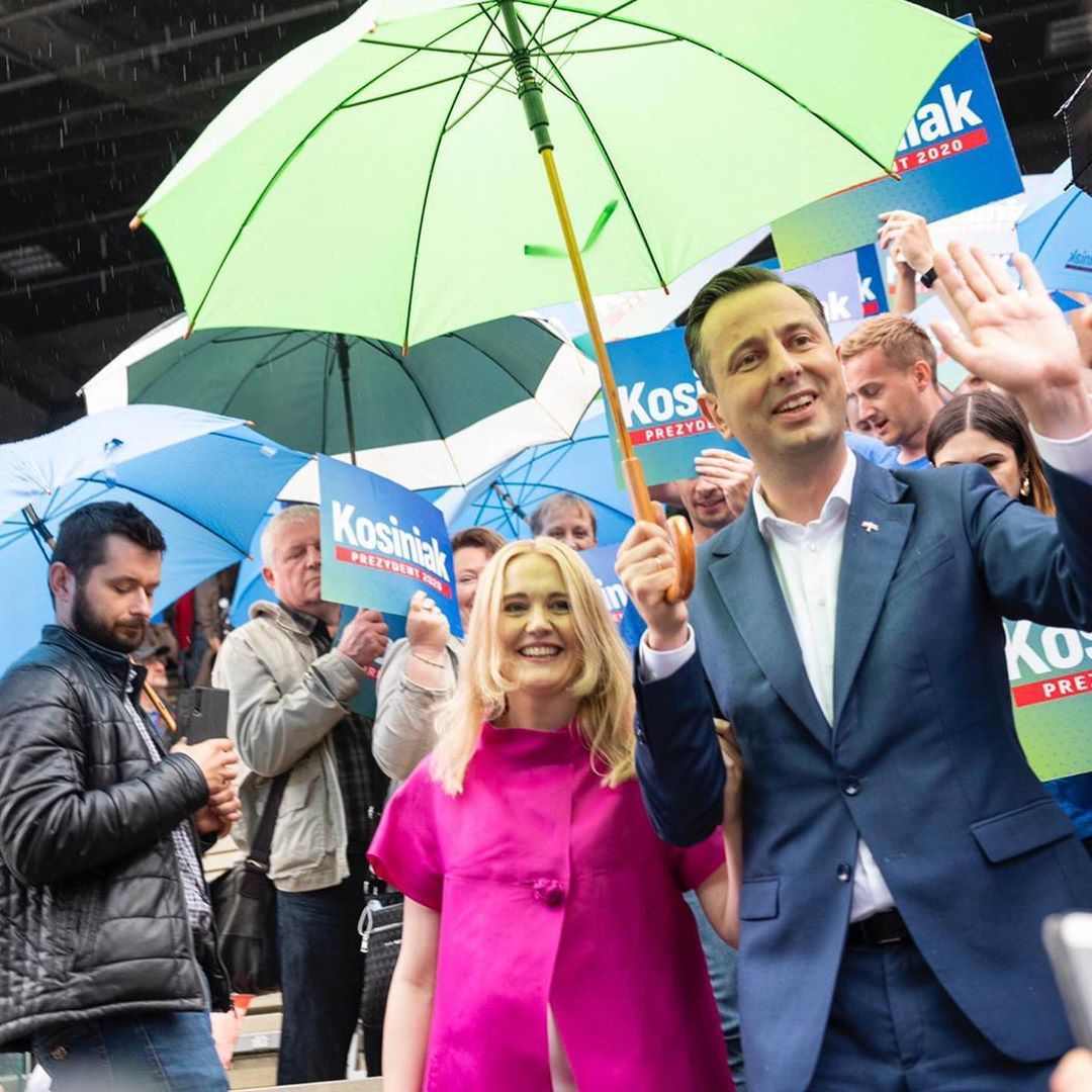 Paulina Kosiniak-Kamysz skradła show na wiecu wyborczym męża