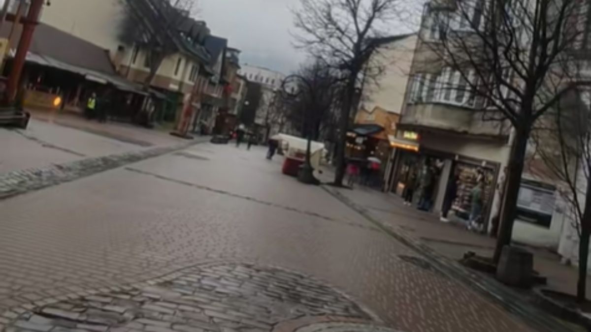 Pokazała opustoszałe Krupówki.