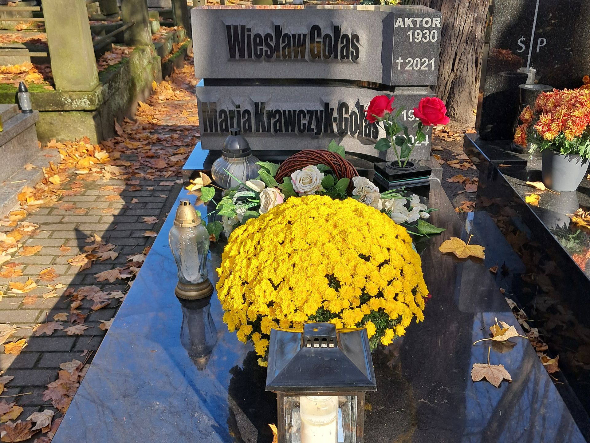 Grób Wiesława Gołasa.
