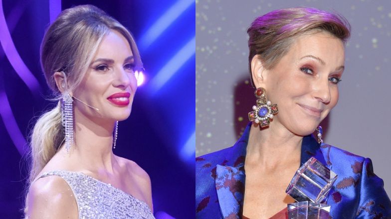 Izabela Janachowska i Paulina Smaszcz spotkały się na tym samym evencie. Ekspertka od ślubów WBIŁA SZPILĘ "kobiecie petardzie" (FOTO)