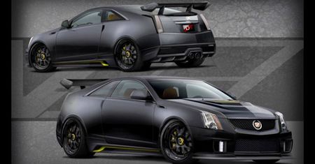 Cadillac CTS-V Coupe - czarne monstrum i 1001 KM!