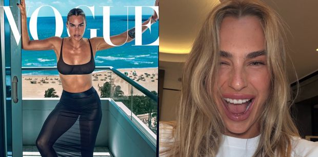 Aryna Sabalenka wdzięczy się w sportowym staniku na okładce "Vogue'a". Klasa? (FOTO)