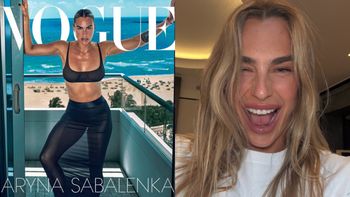 Aryna Sabalenka wdzięczy się w sportowym staniku na okładce "Vogue'a". Klasa? (FOTO)