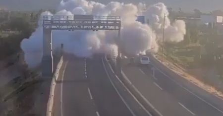 Tragiczny wypadek w Santiago. Kierowca przewoził skroplony gaz