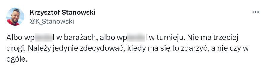 Wpis Krzysztofa Stanowskiego