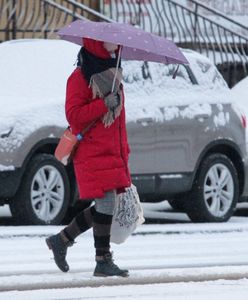 Pogoda. Zimny wiatr i opady śniegu. Duże problemy na drogach
