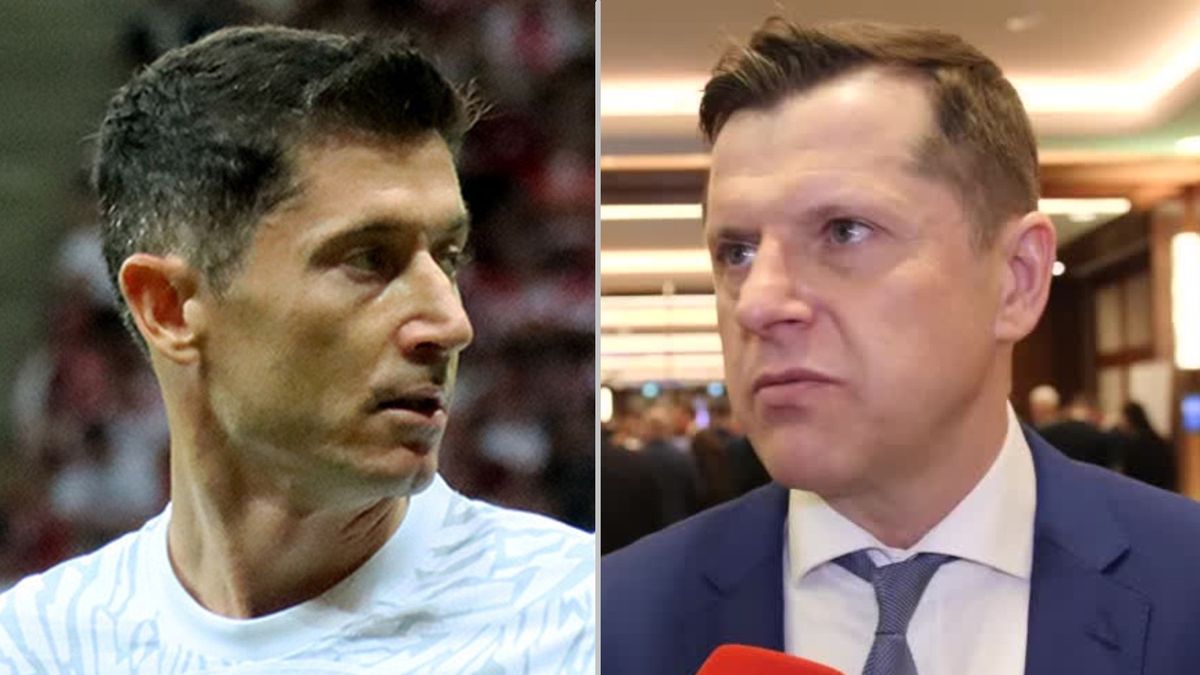 Na zdjęciu: Robert Lewandowski i Cezary Kucharski