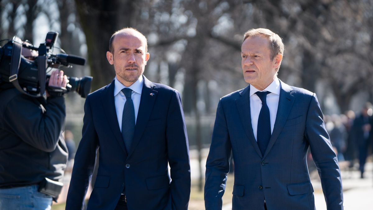 Borys Budka i Donald Tusk