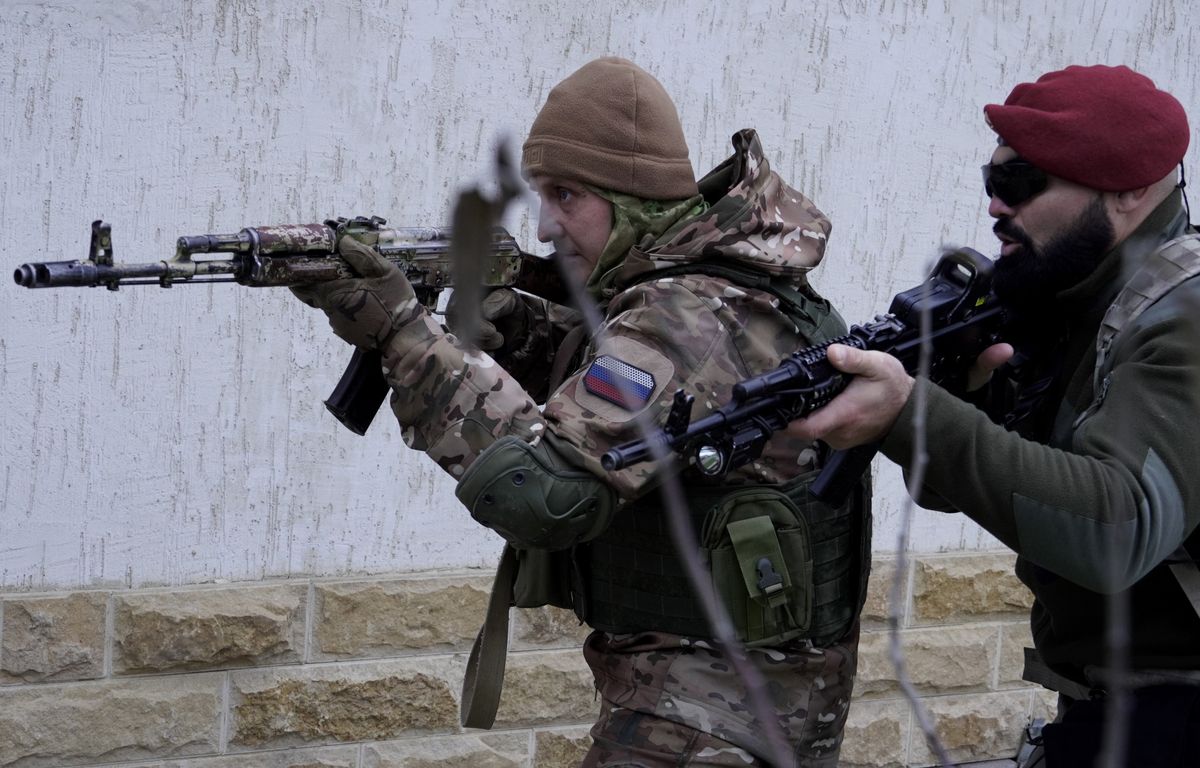 Czeczeńscy żołnierze