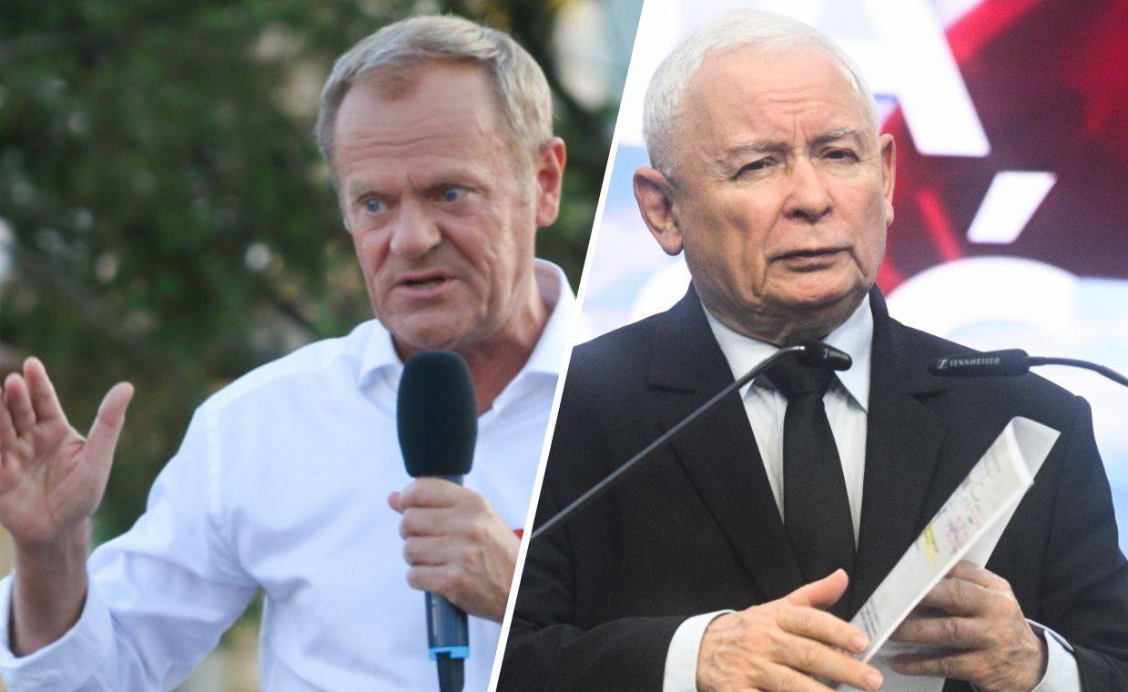 Donald Tusk i Jarosław Kaczyński