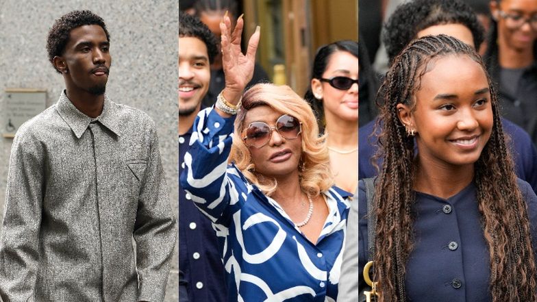 Bliscy Diddy'ego opuszczają budynek sądu